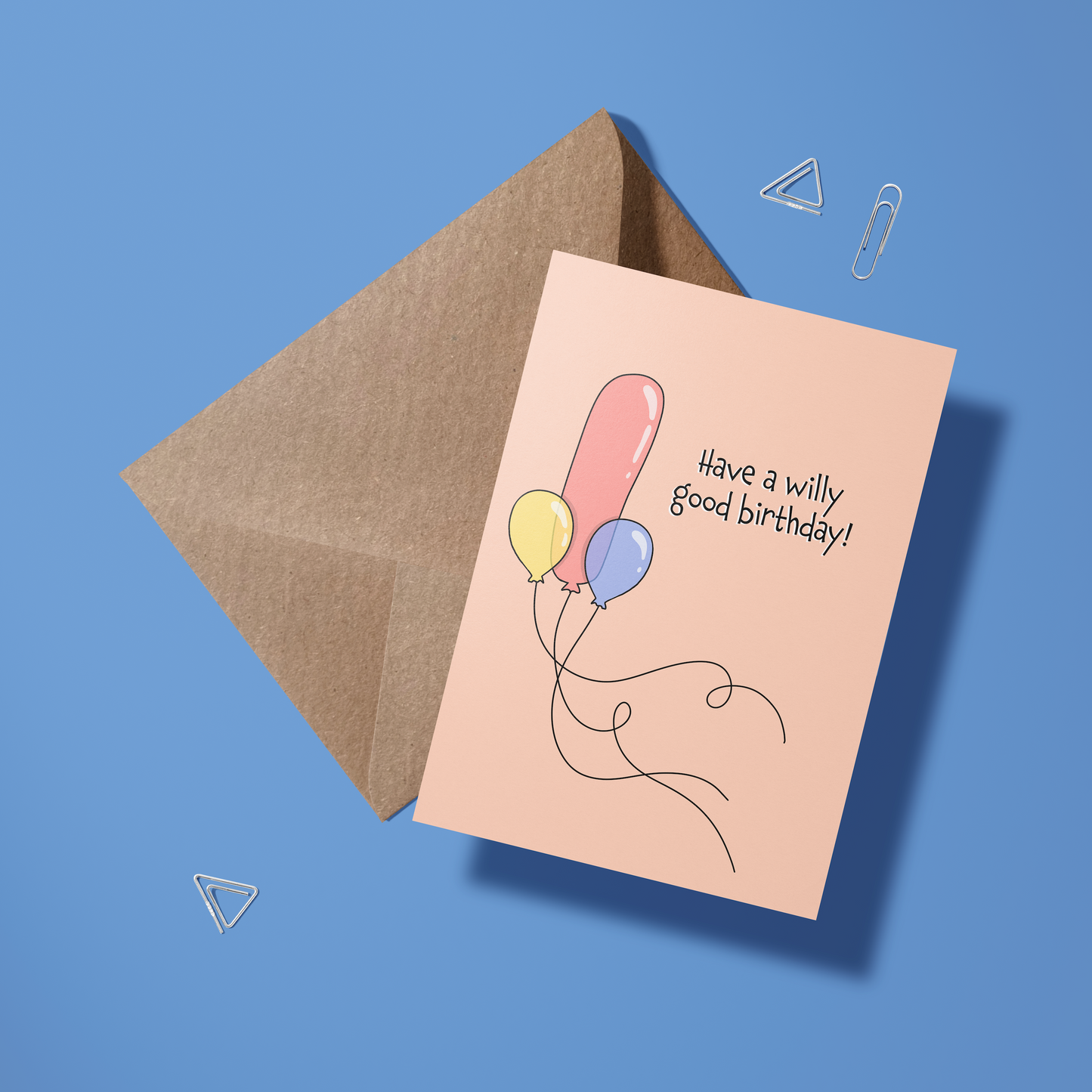 Wenskaart verjaardag - Willy birthday