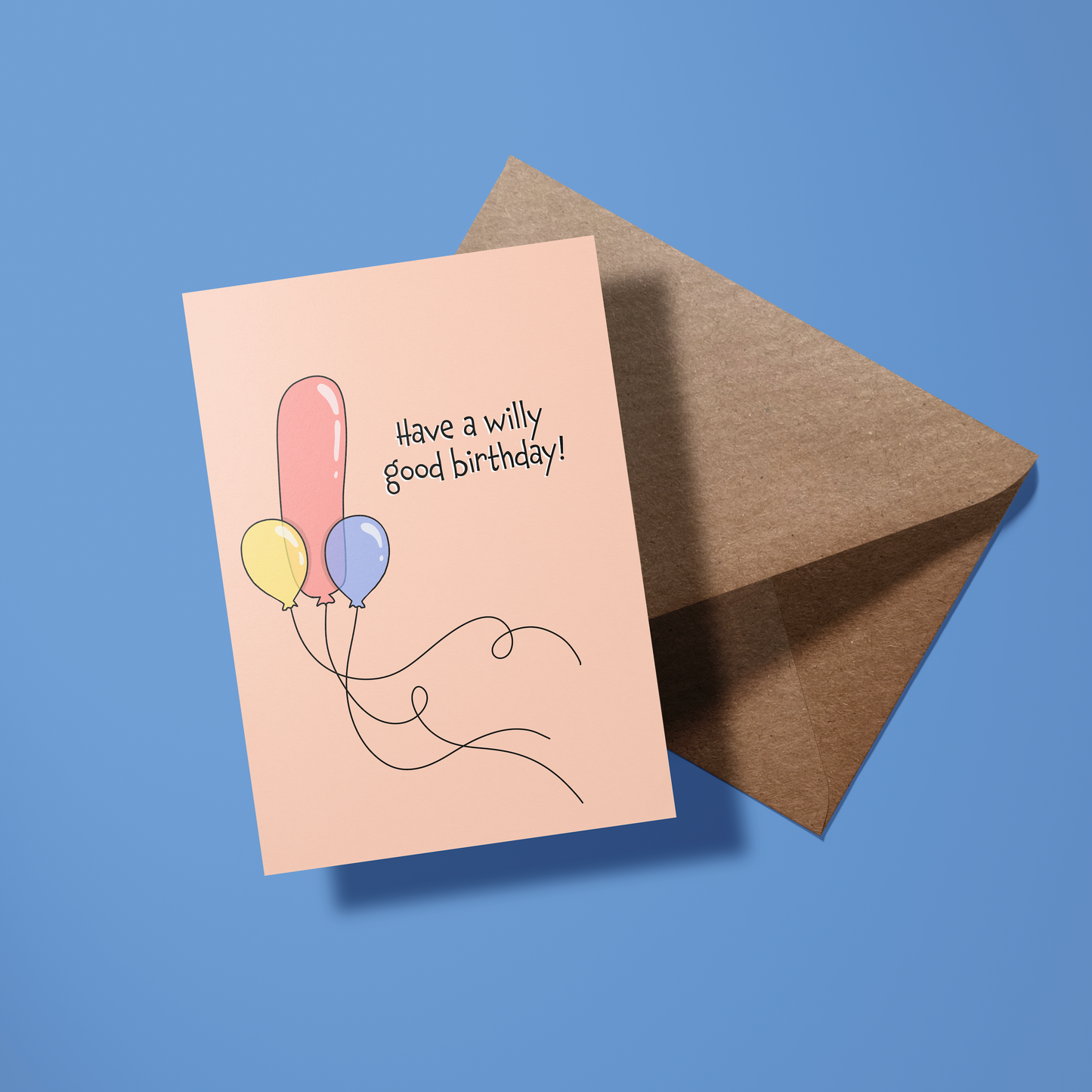 Wenskaart verjaardag - Willy birthday