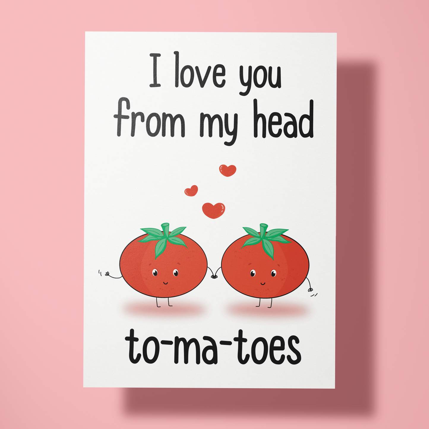 Wenskaart liefde - From my head to-ma-toes