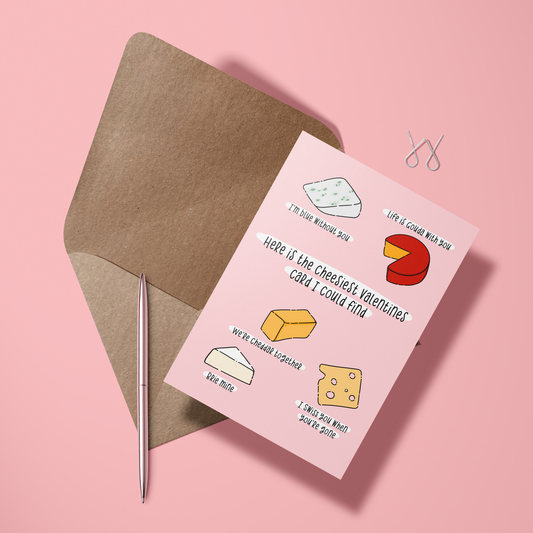 Wenskaart liefde - Cheesy valentine