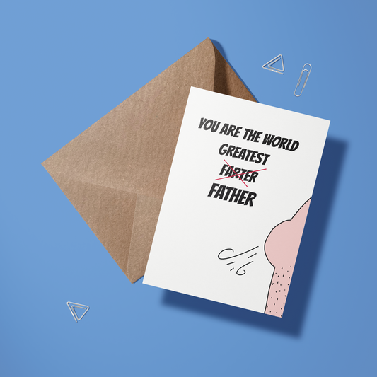Wenskaart vader - Greatest farter