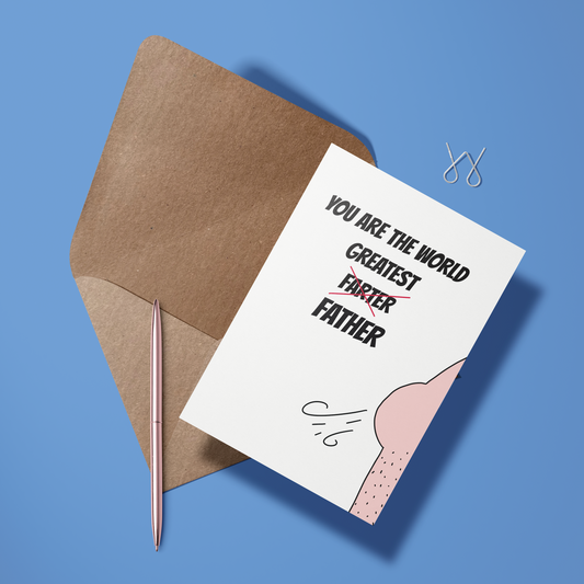 Wenskaart vader - Greatest farter