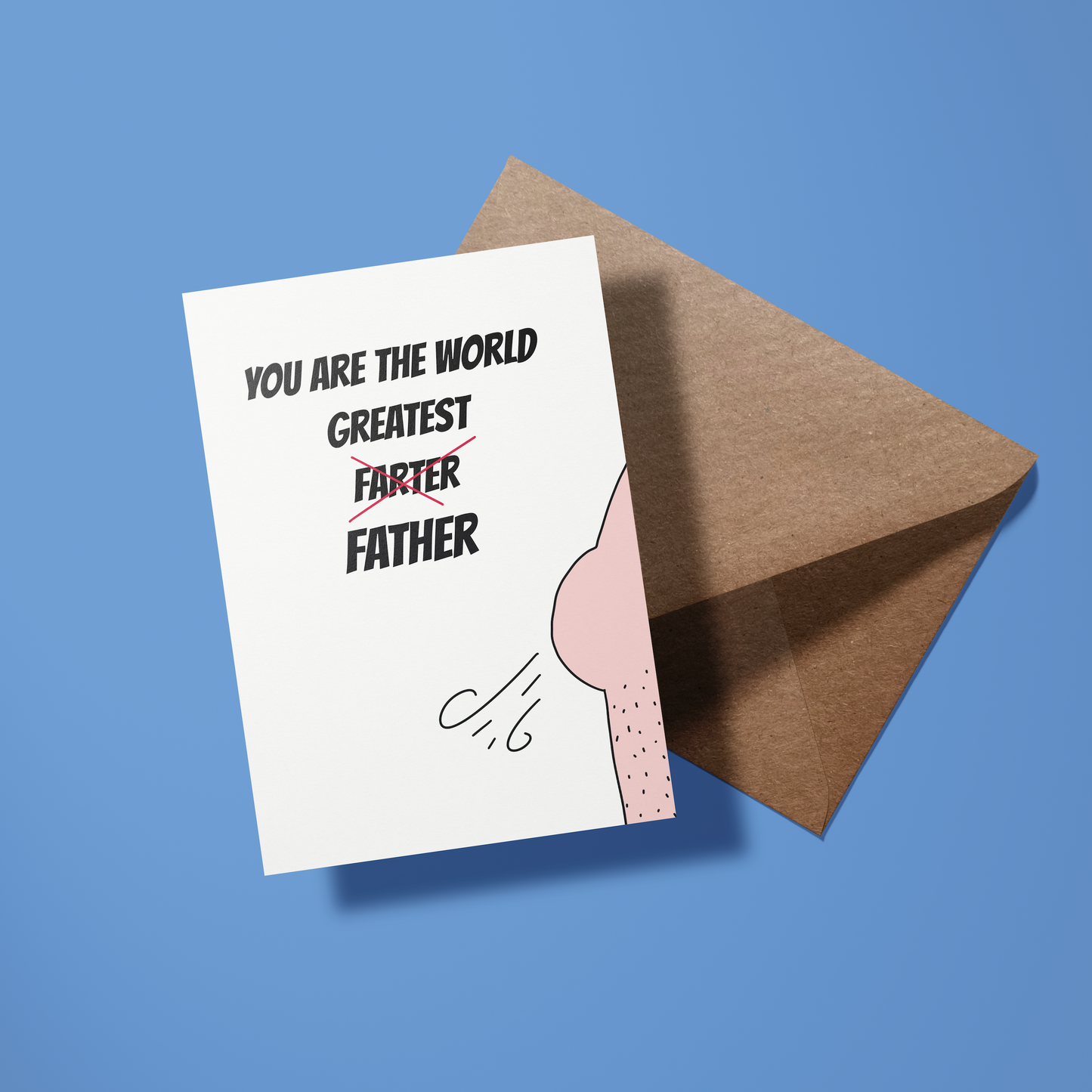 Wenskaart vader - Greatest farter