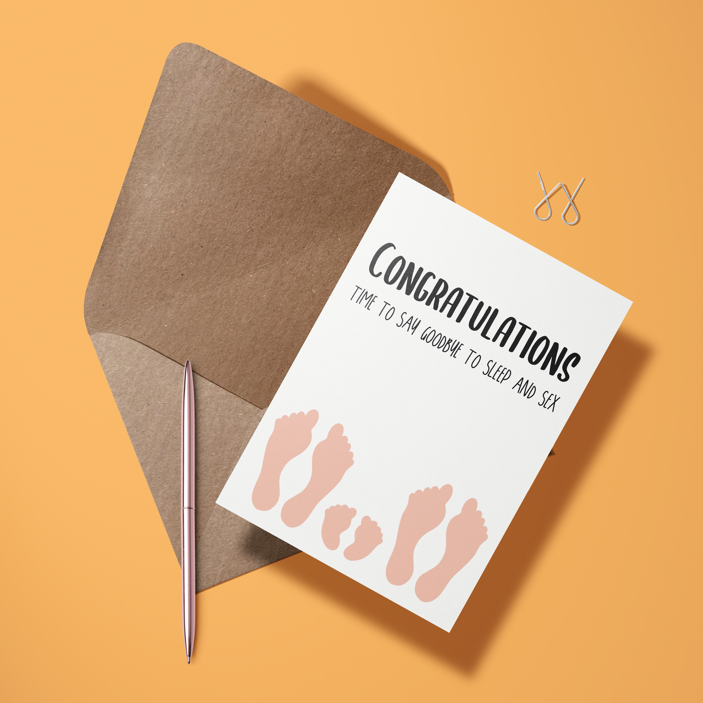 Wenskaart huwelijk - Say goodbye