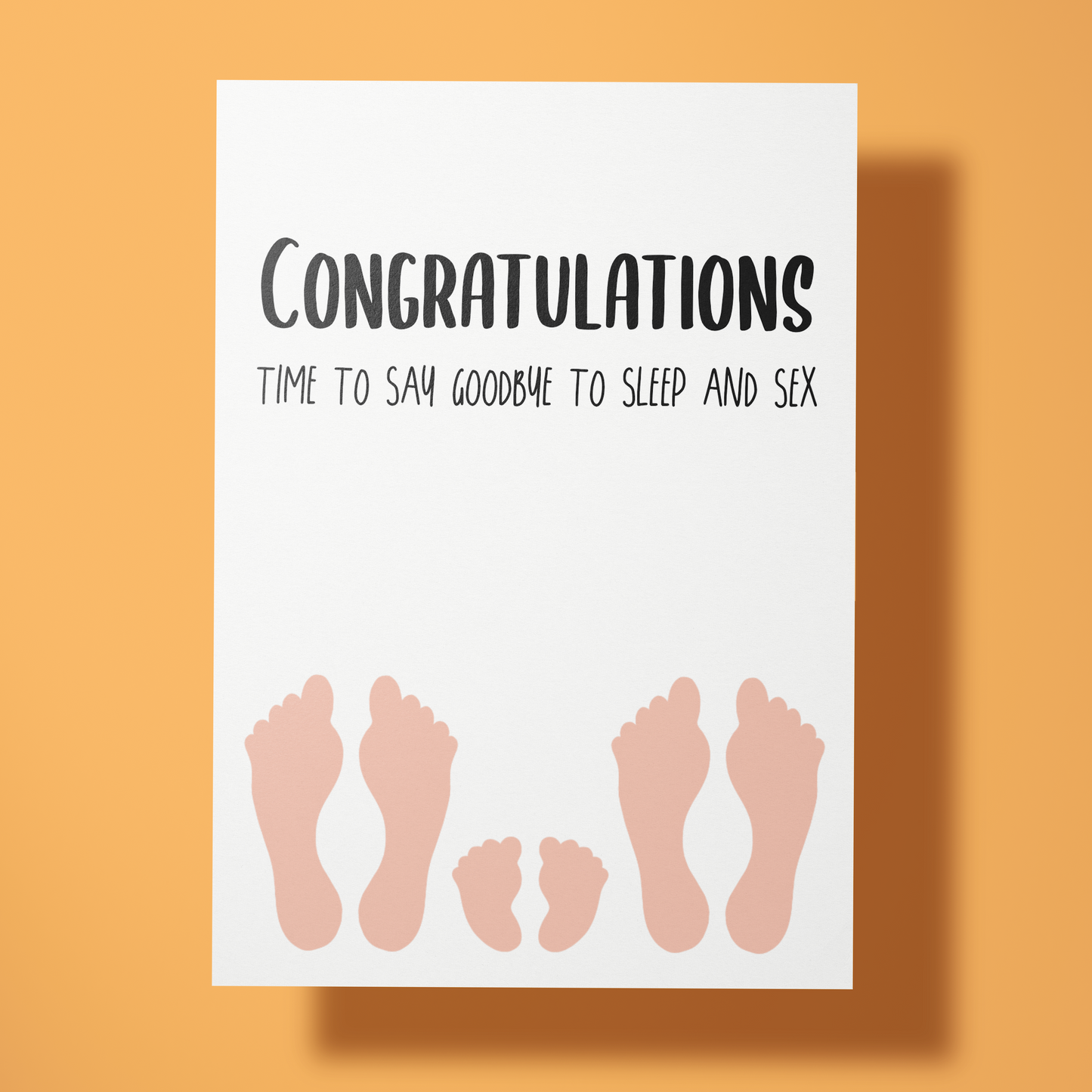 Wenskaart huwelijk - Say goodbye