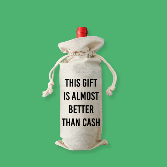Geschenkverpakking fles - Better than cash