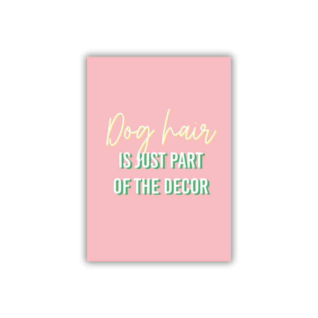 Art print - Dog hair