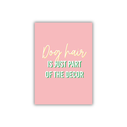 Art print - Dog hair