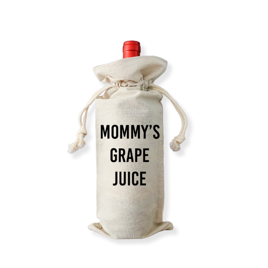 Geschenkverpakking fles - Mommy's grape juice