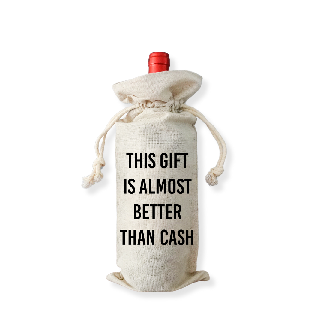 Geschenkverpakking fles - Better than cash