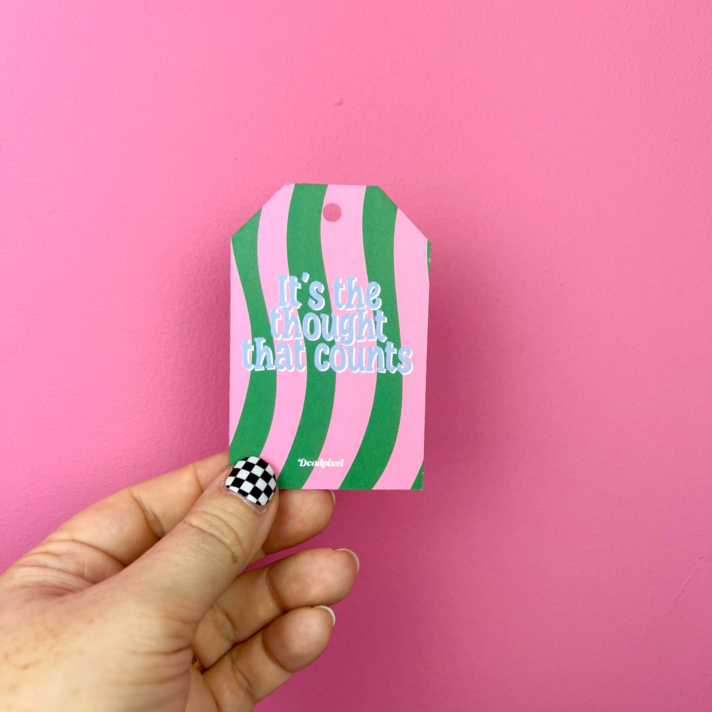 Gift tag - It's the thought that counts