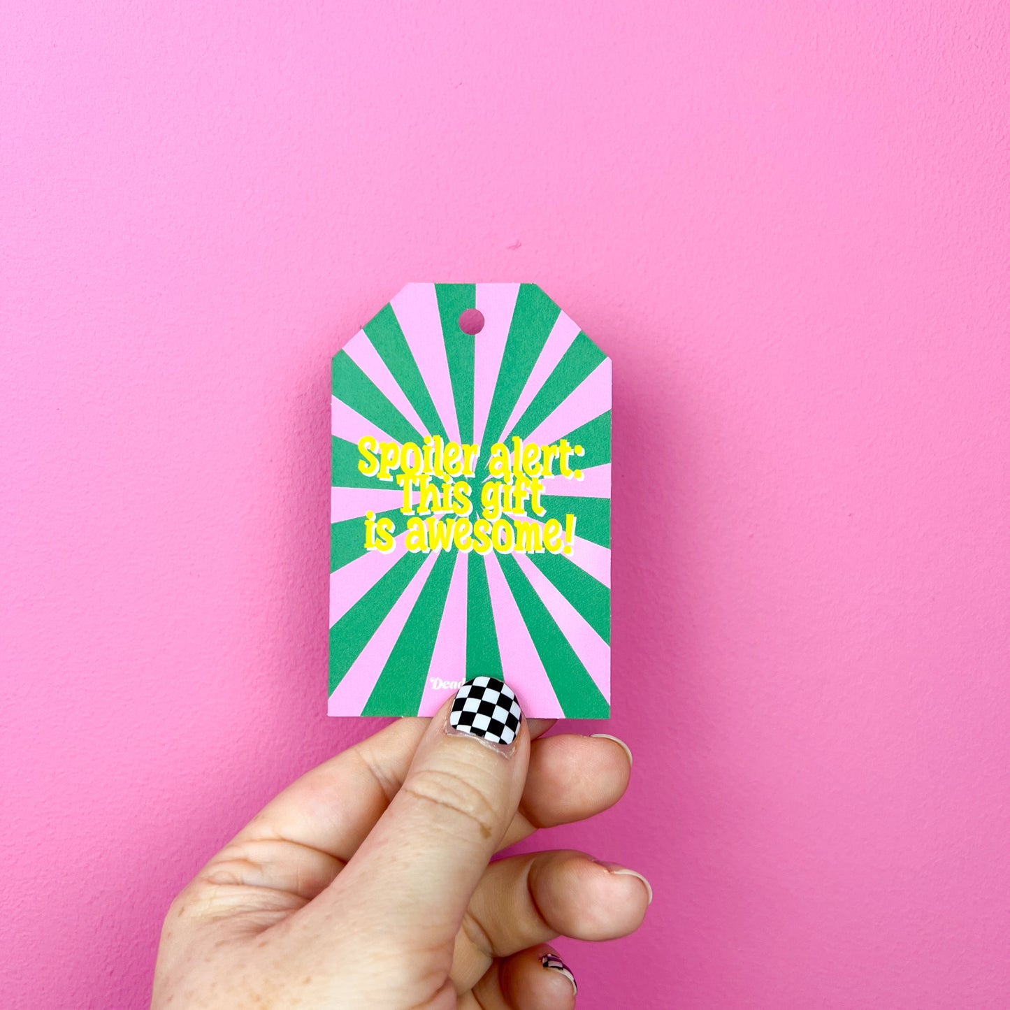 Gift tag - This gift is awesome