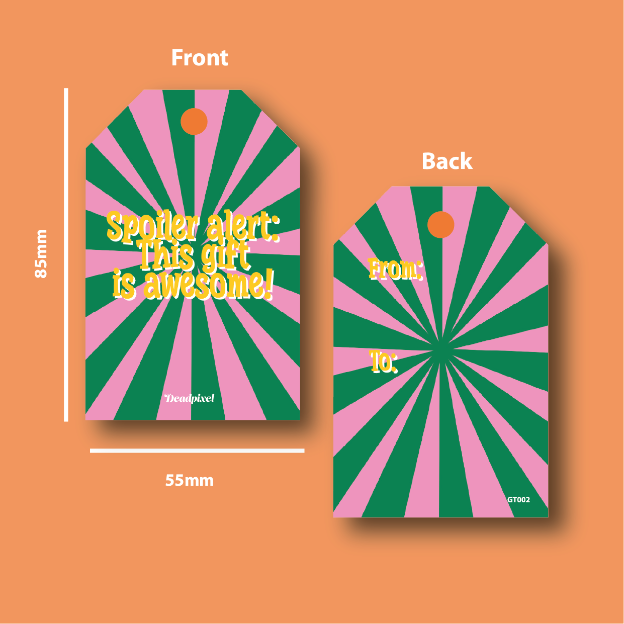 Gift tag - This gift is awesome