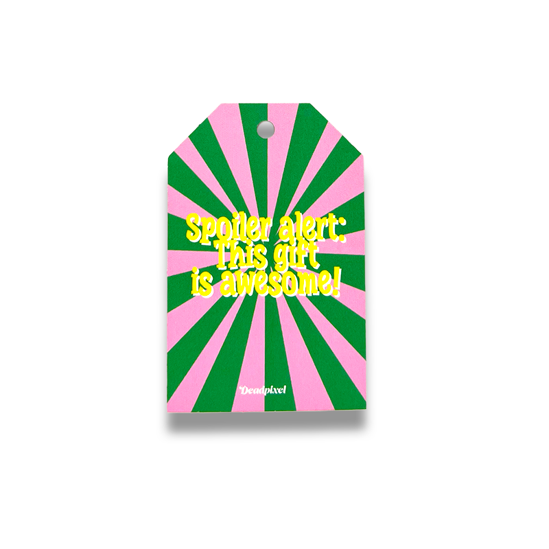 Gift tag - This gift is awesome
