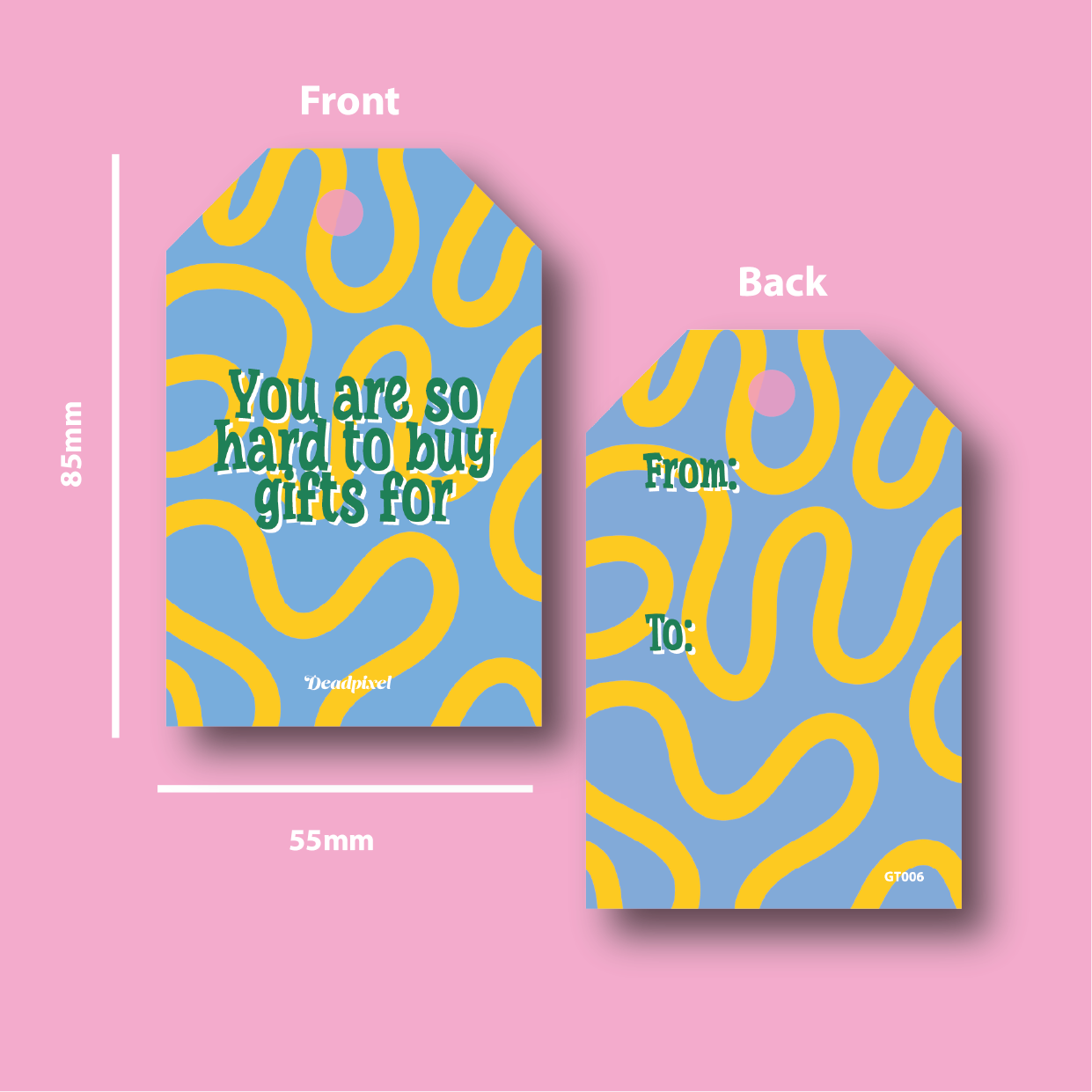 Gift tag - You are so hard to buy gifts for