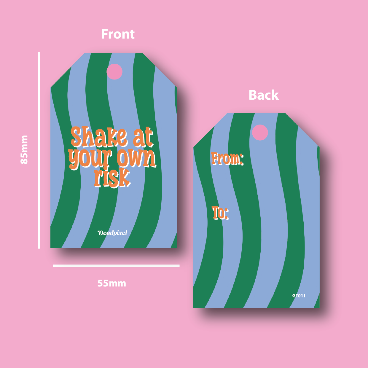 Gift tag - Shake at your own risk