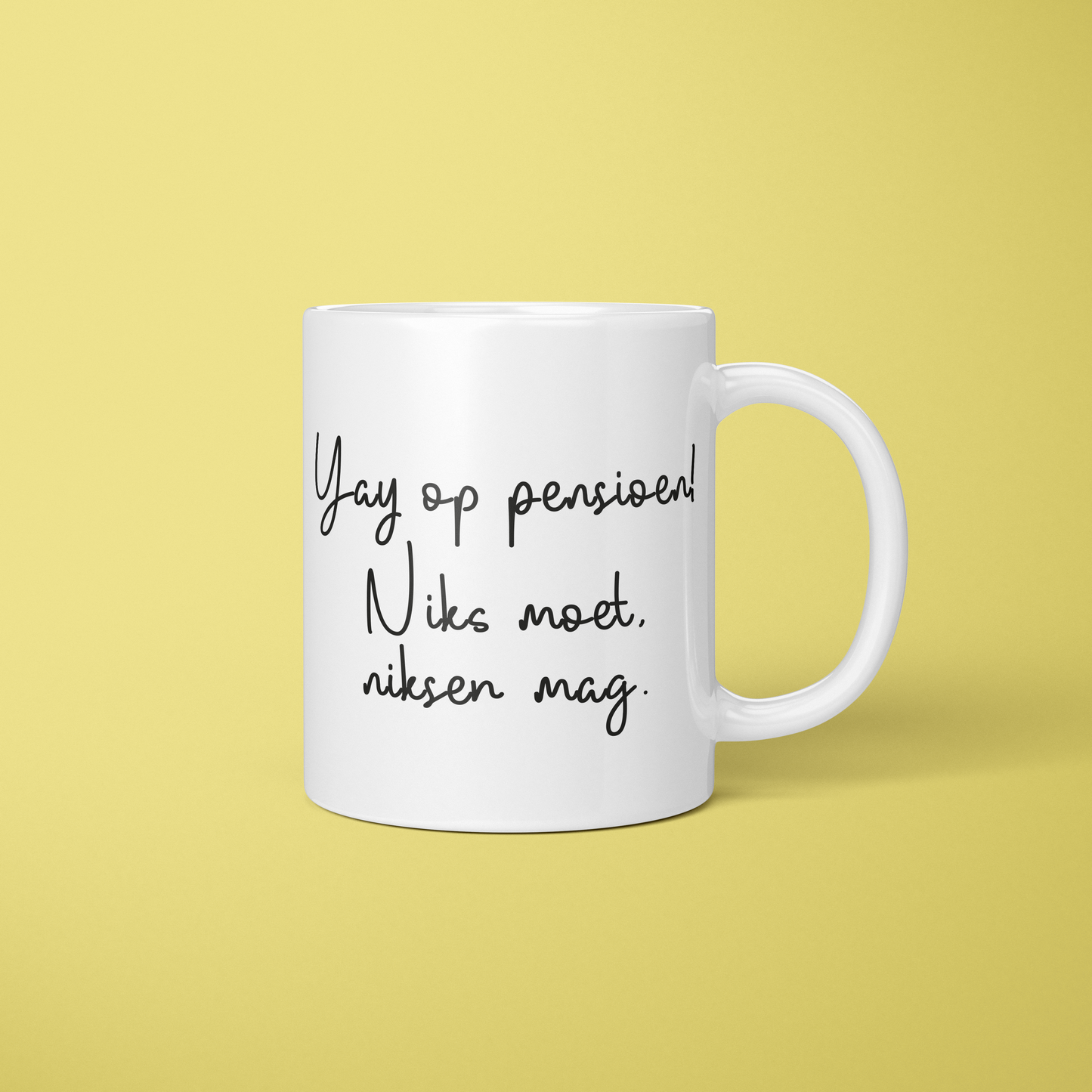 Mok pensioen niks moet