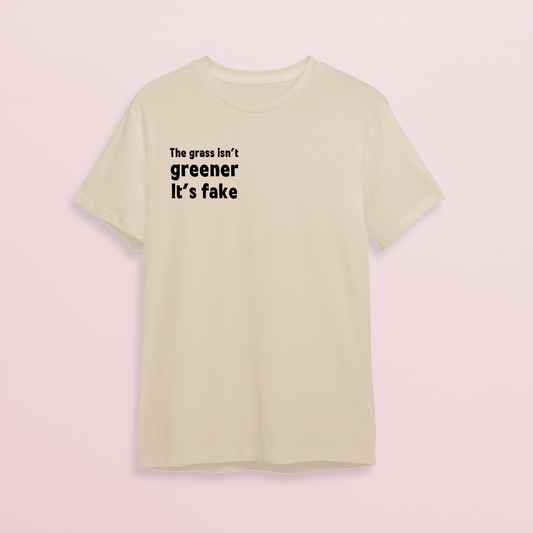 T-shirt - Fake grass - Off white