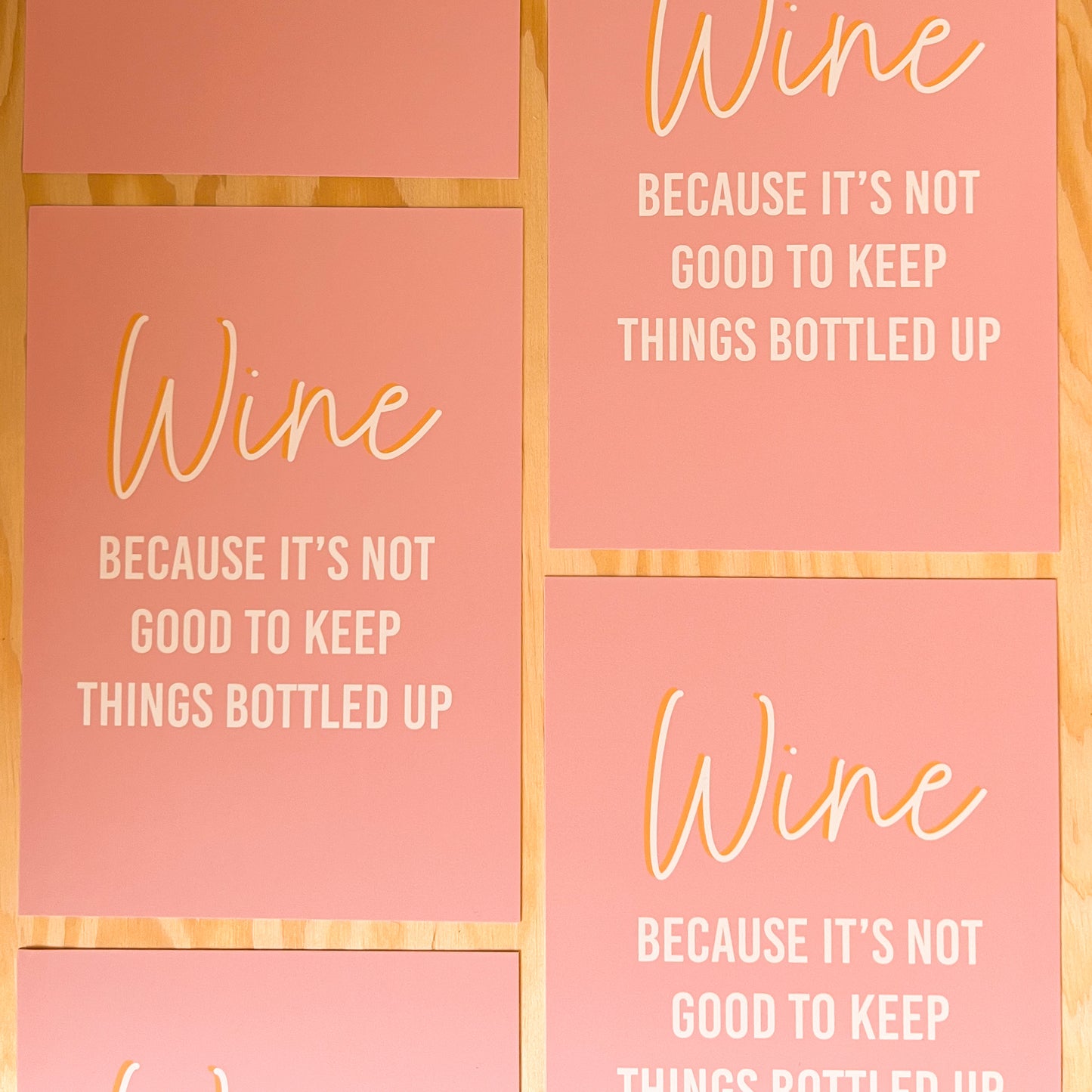 Art print - Wine bottled up
