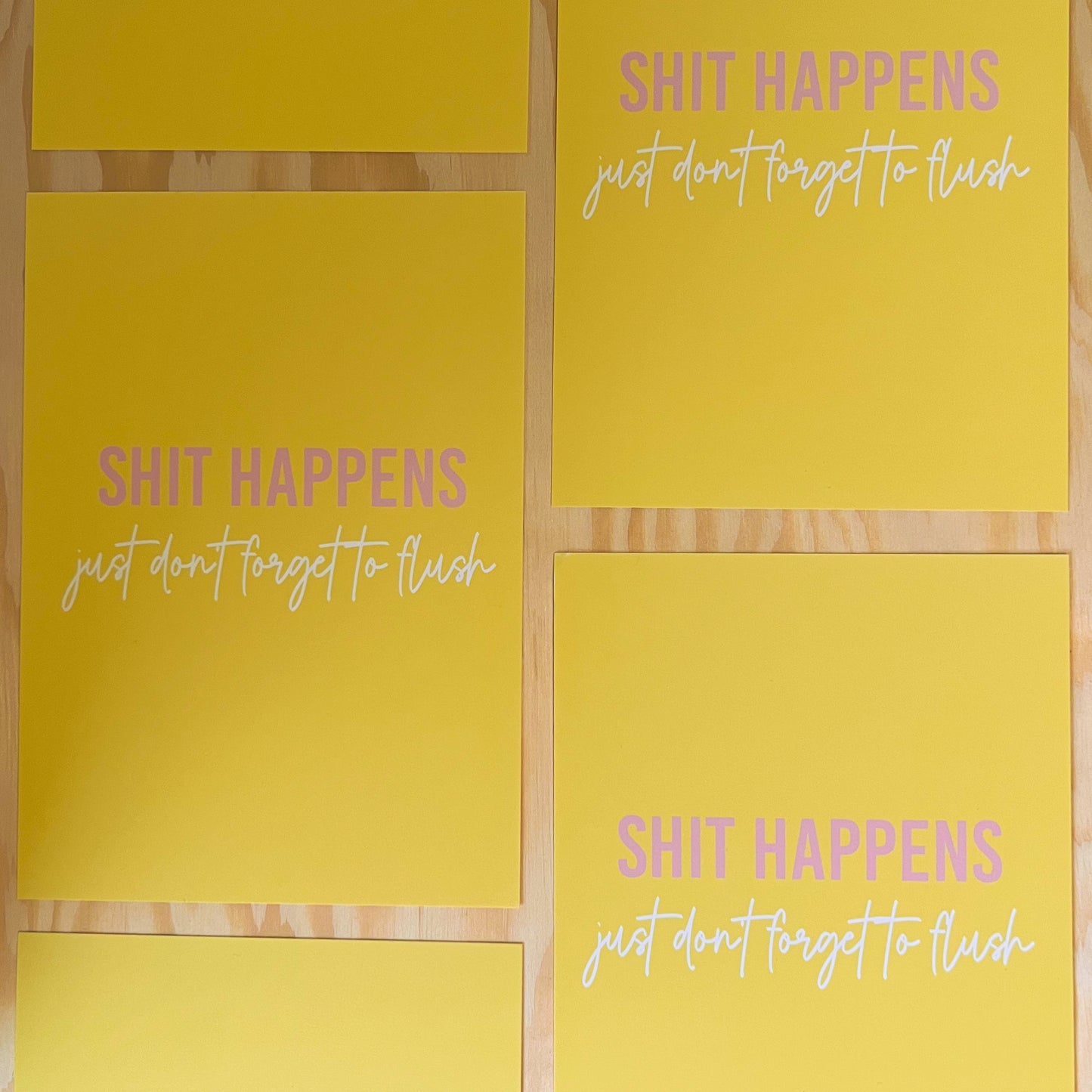 Art print - Shit happens