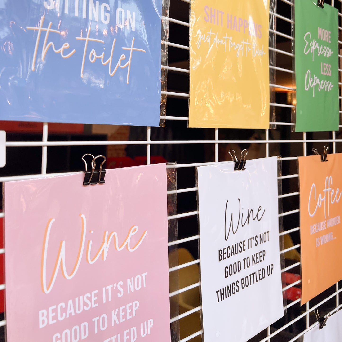 Art print - Wine bottled up