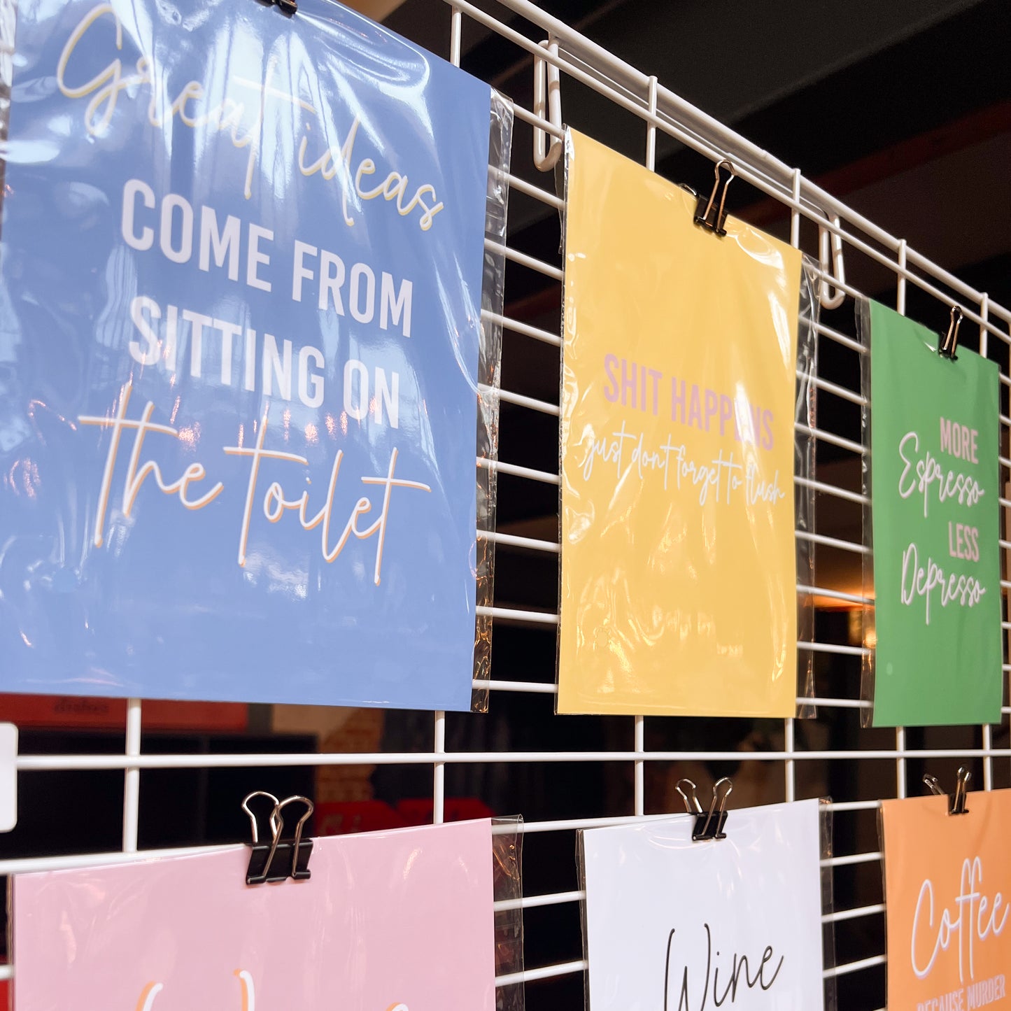 Art print - Shit happens