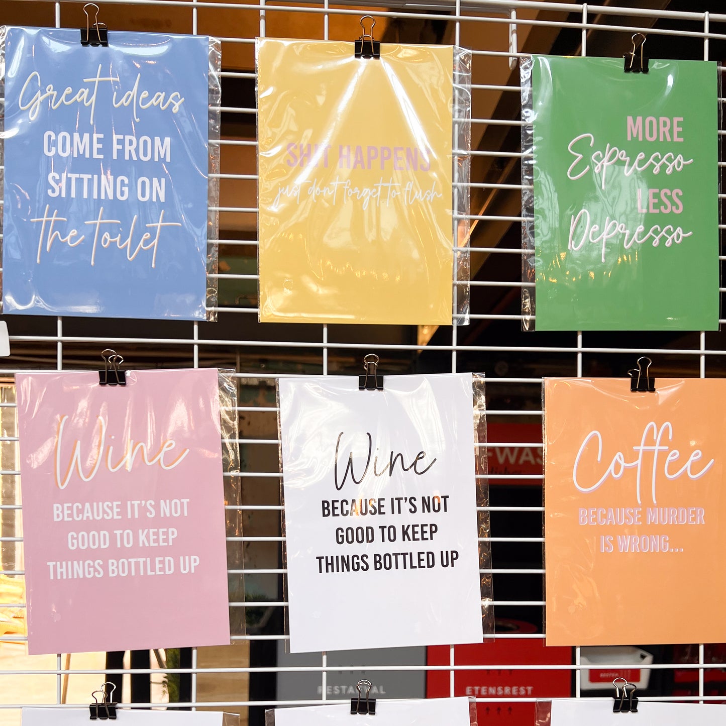 Art print - More espresso less depresso