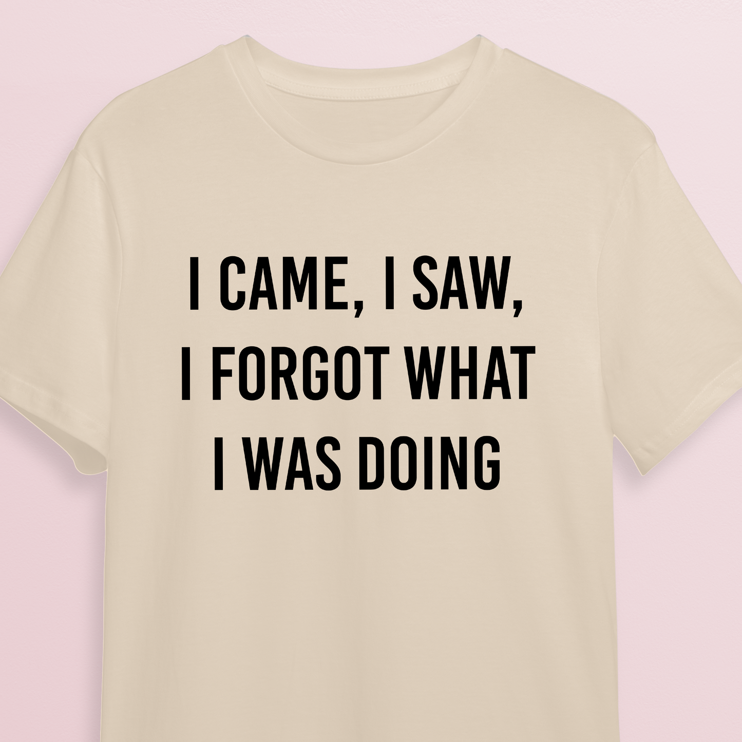 T-shirt - Came saw forgot - Off white