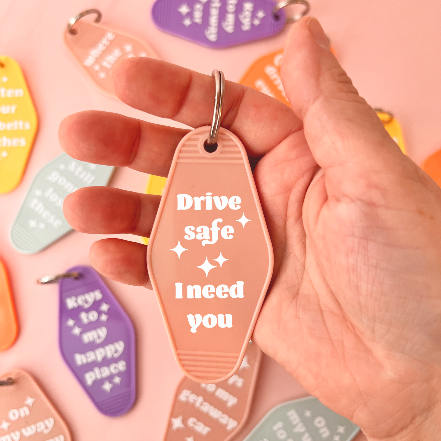 Retro sleutelhanger - Drive safe I need you