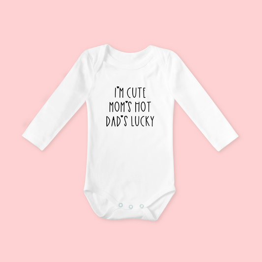 Romper lange mouw - Cute hot lucky