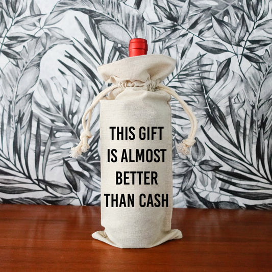 Geschenkverpakking fles - Better than cash