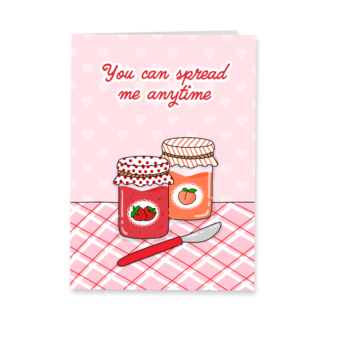 Wenskaart liefde - Spread me anytime