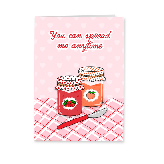 Wenskaart liefde - Spread me anytime