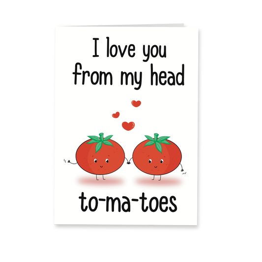 Wenskaart liefde - From my head to-ma-toes