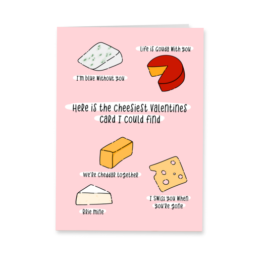 Wenskaart liefde - Cheesy valentine