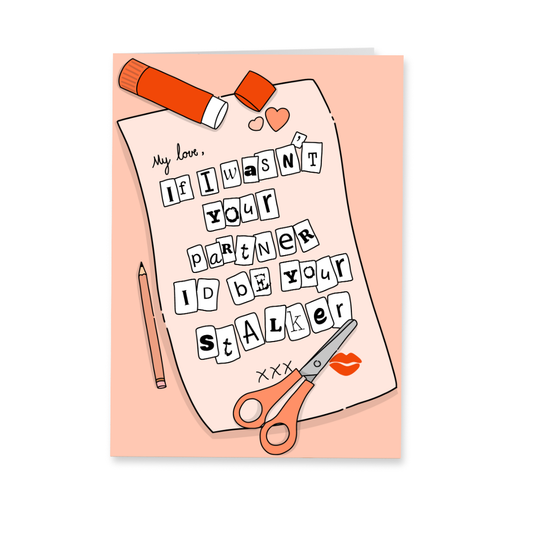 Wenskaart liefde - Stalker