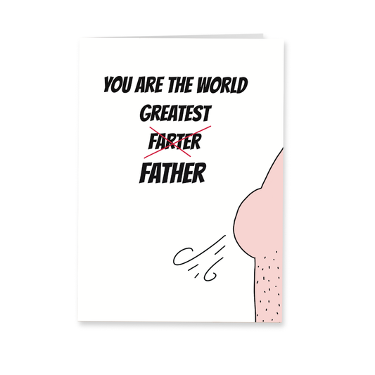 Wenskaart vader - Greatest farter