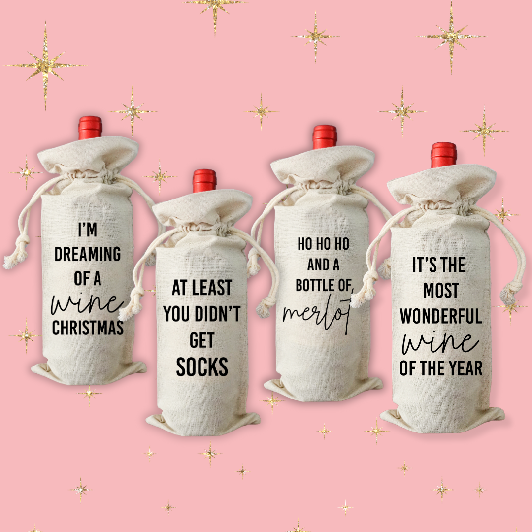 Geschenkverpakking fles - Most wonderful wine of the year
