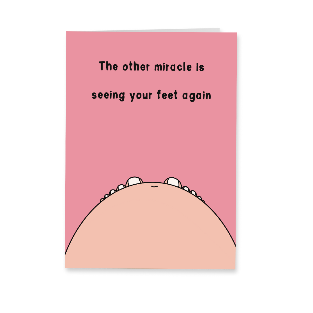 Wenskaart geboorte - Other miracle