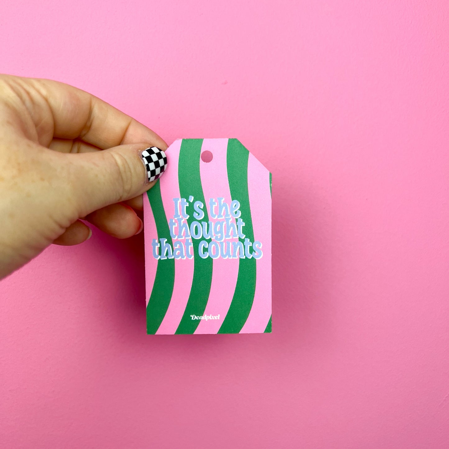 Gift tag - It's the thought that counts