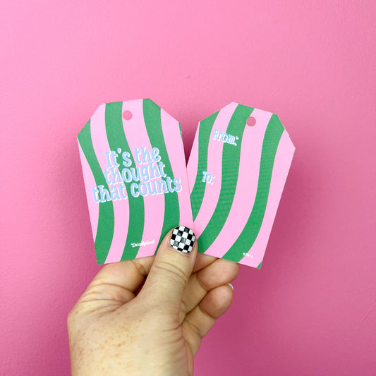 Gift tag - It's the thought that counts