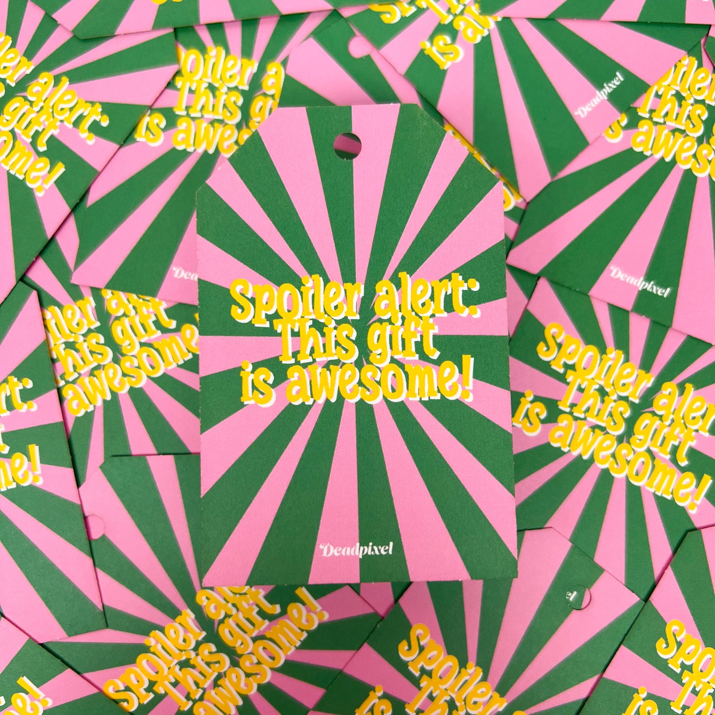 Gift tag - This gift is awesome