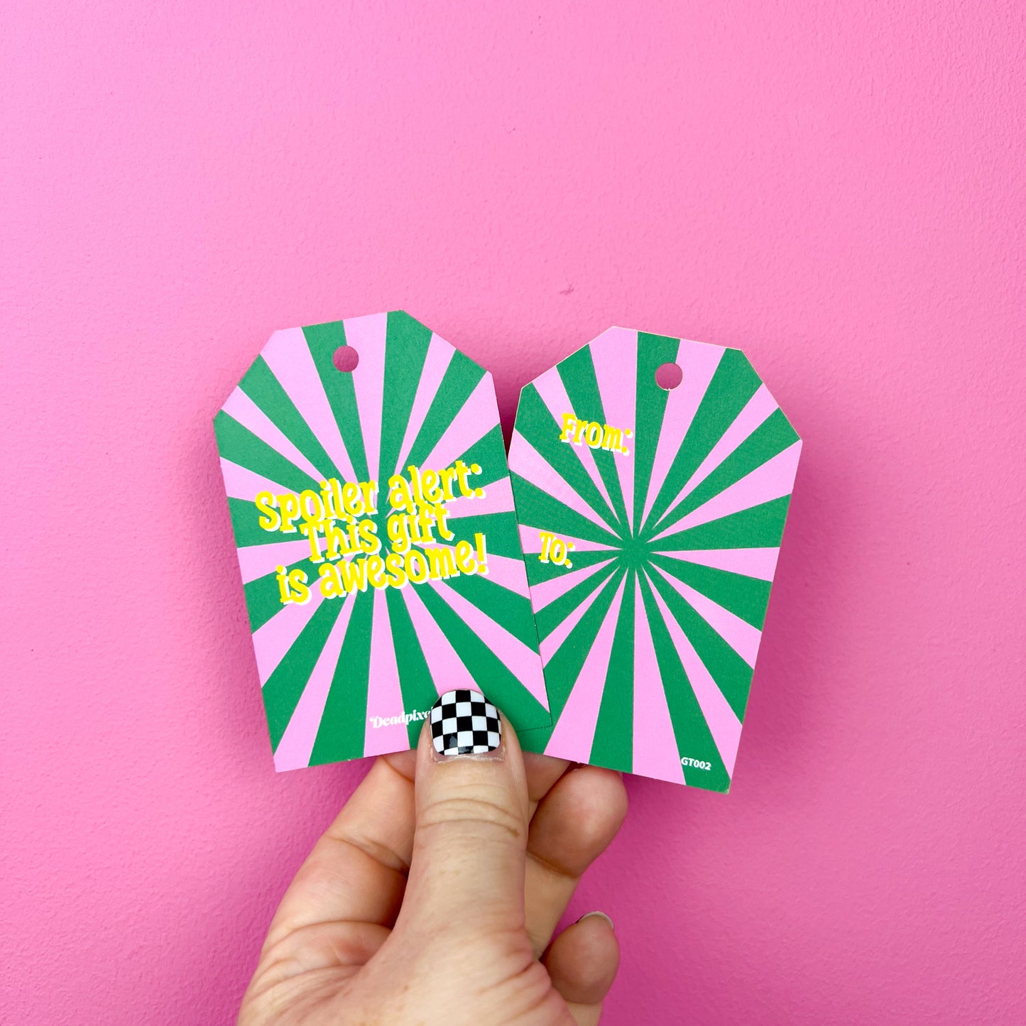 Gift tag - This gift is awesome