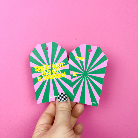 Gift tag - This gift is awesome