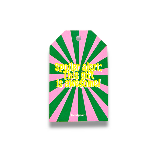 Gift tag - This gift is awesome