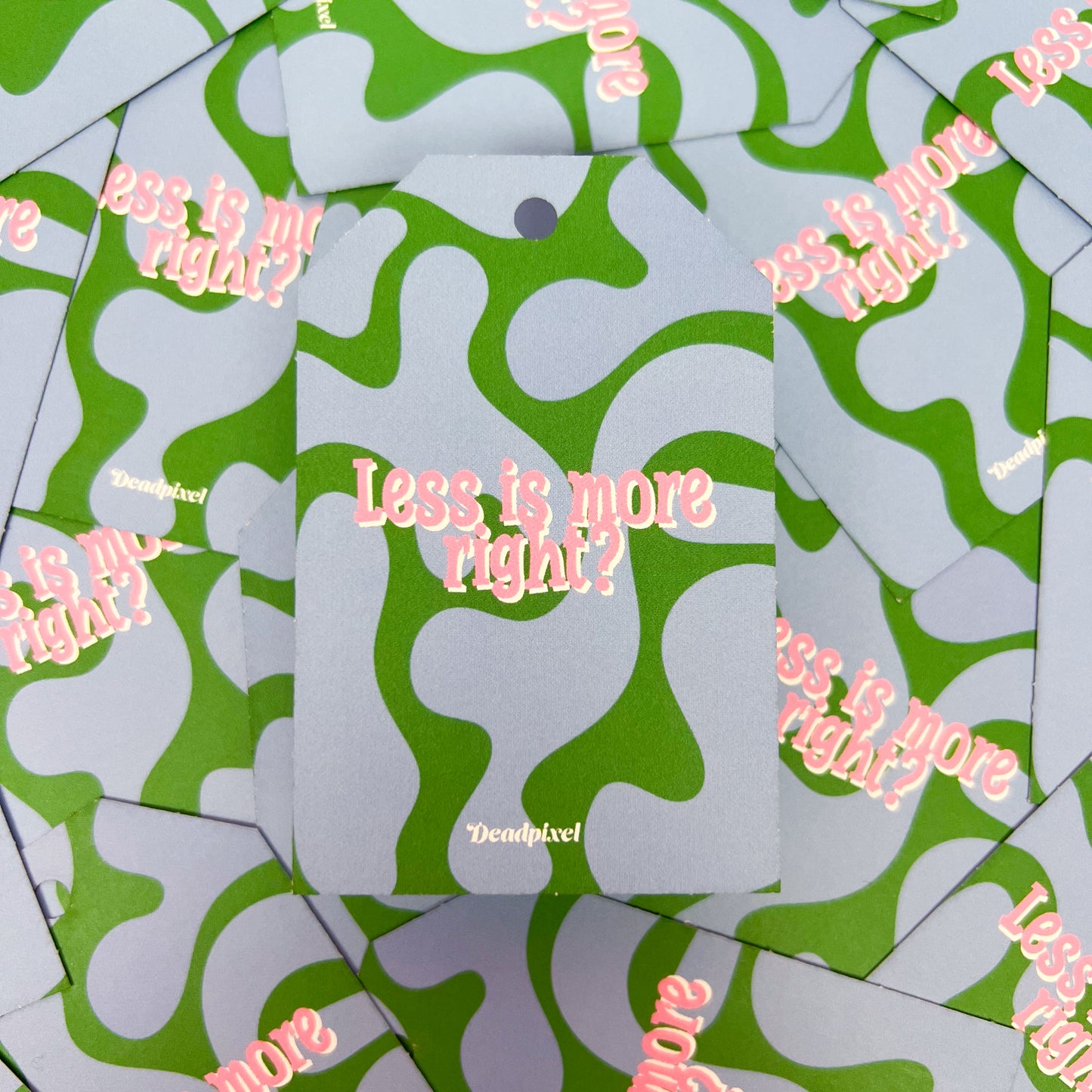 Gift tag - Less is more