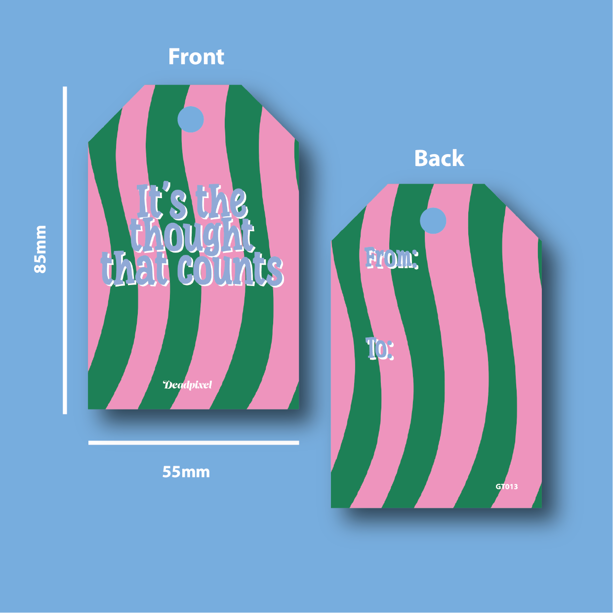 Gift tag - It's the thought that counts