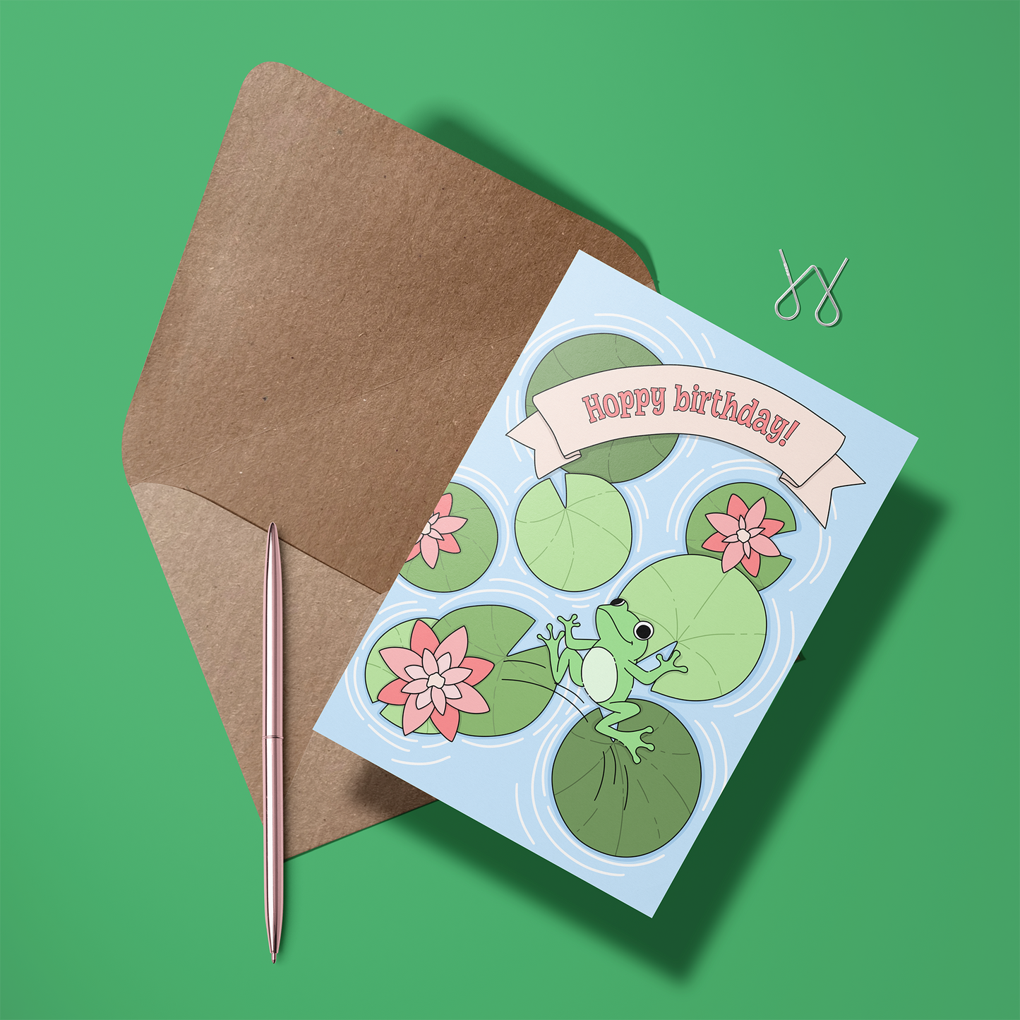 Wenskaart verjaardag - Hoppy birthday!