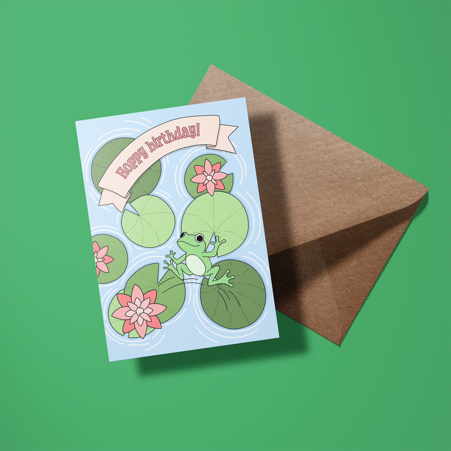 Wenskaart verjaardag - Hoppy birthday!