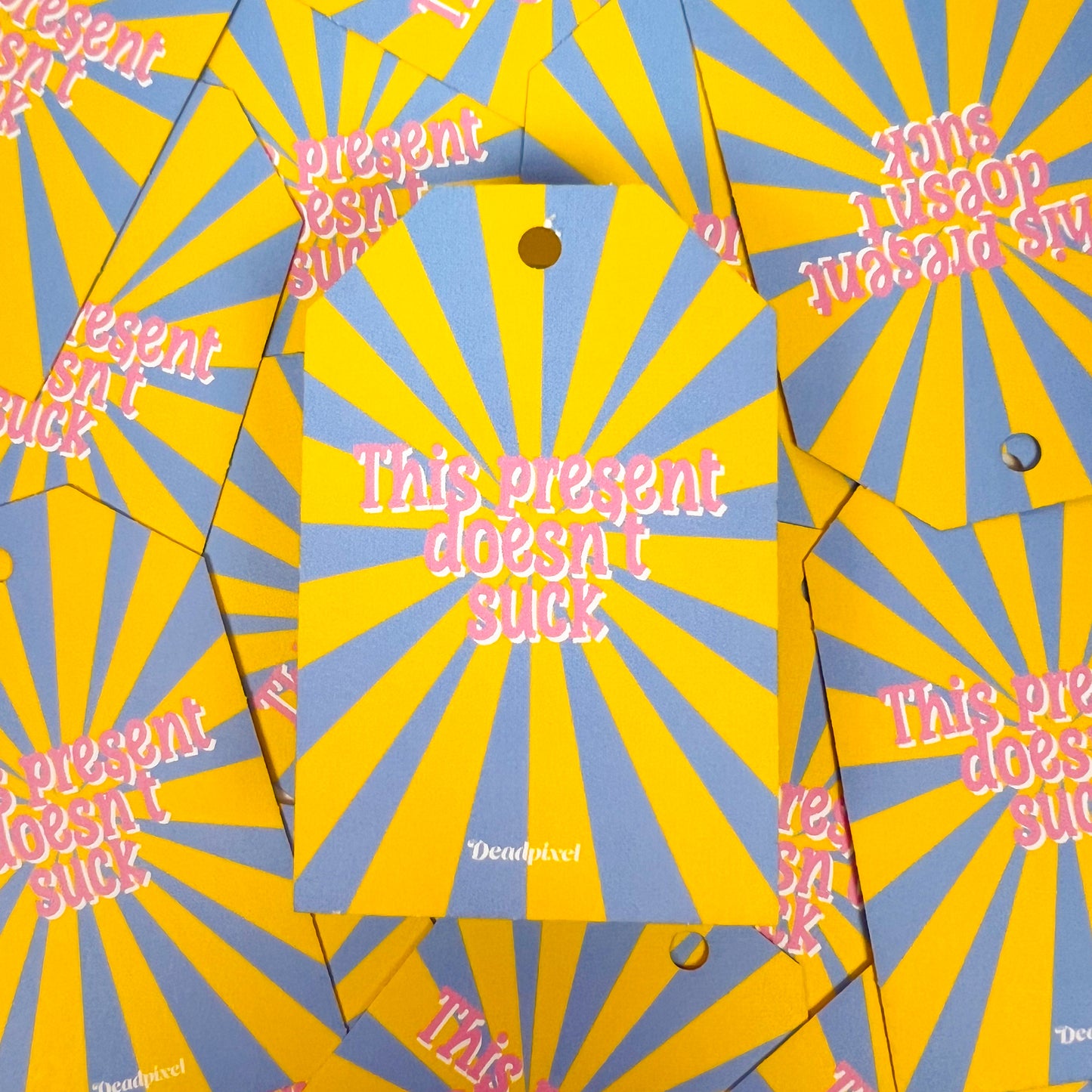 Gift tag - This present doesn't suck